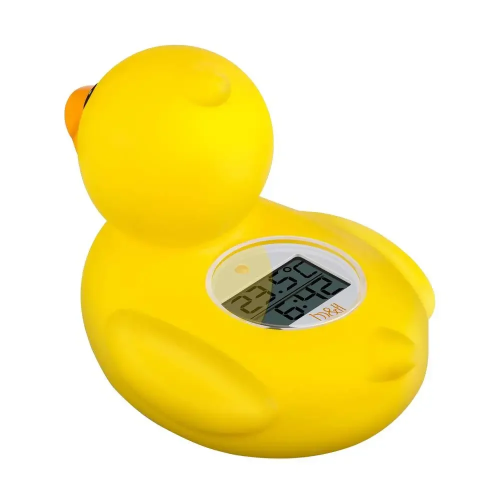 Baby Bath Thermometer & Time Duck Floating Digital Water Temperature Safety Toy
